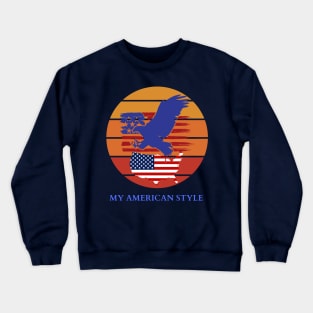 My American style Crewneck Sweatshirt